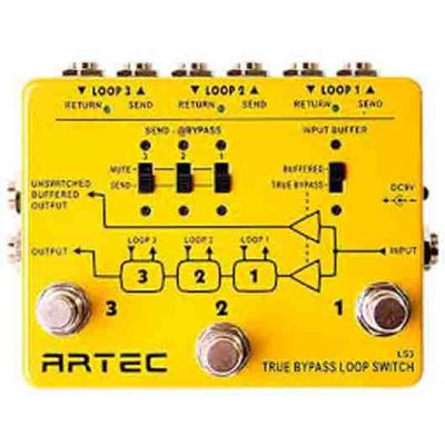 Artec LS3 - Üç Kanal Loop Switch Pedal.