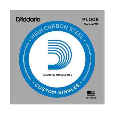 Daddario Pl008 Elektro Ve Akustik Tek Tel, E-(Mi), Hıgh Carbon St.