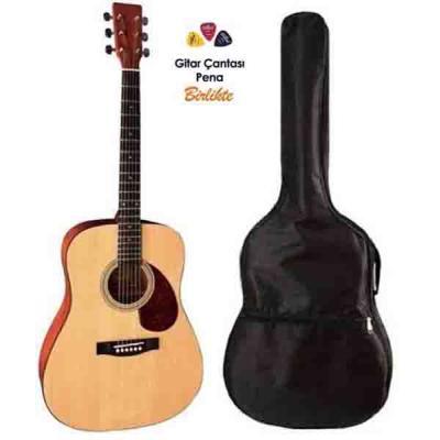 Gewa PS501300 - VGS D1 Naturel Akustik Gitar (Sap Ayarı Yapılı, Kılıf hediye.