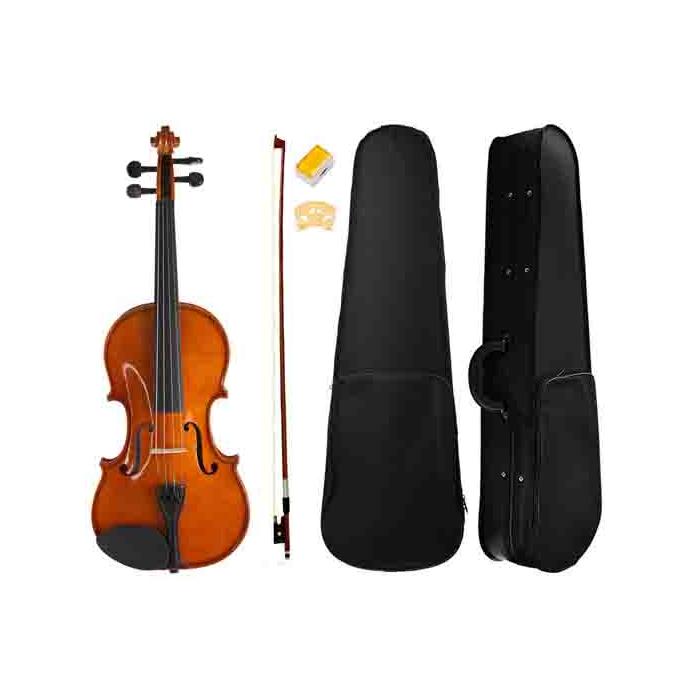 5-7 Yaş Valencia V40014 Keman, Scale 1/4, Parlak, Klavye Abanoz