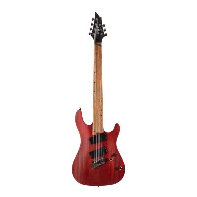 Cort KX307MS OPM Elektro Gitar, 7 Telli, Open Pore, Mahagony