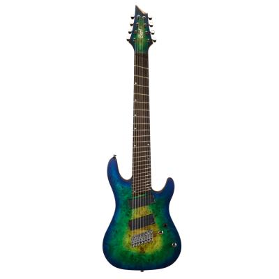 Cort KX508MS II MBB Elektro Gitar , Mariana Blue Burst, 8 Telli