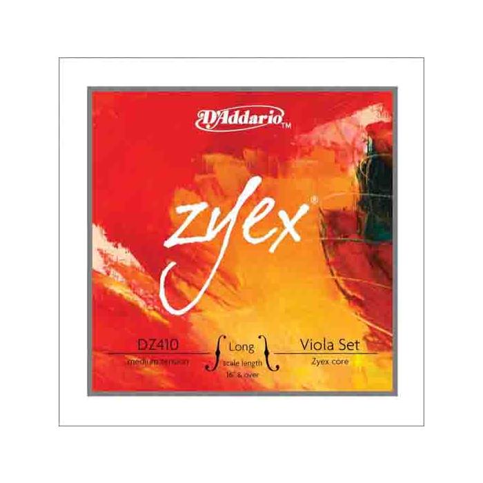 Daddario DZ410LM Viola Tel Set, Zyex, Long Scale, Medıum Tensıon