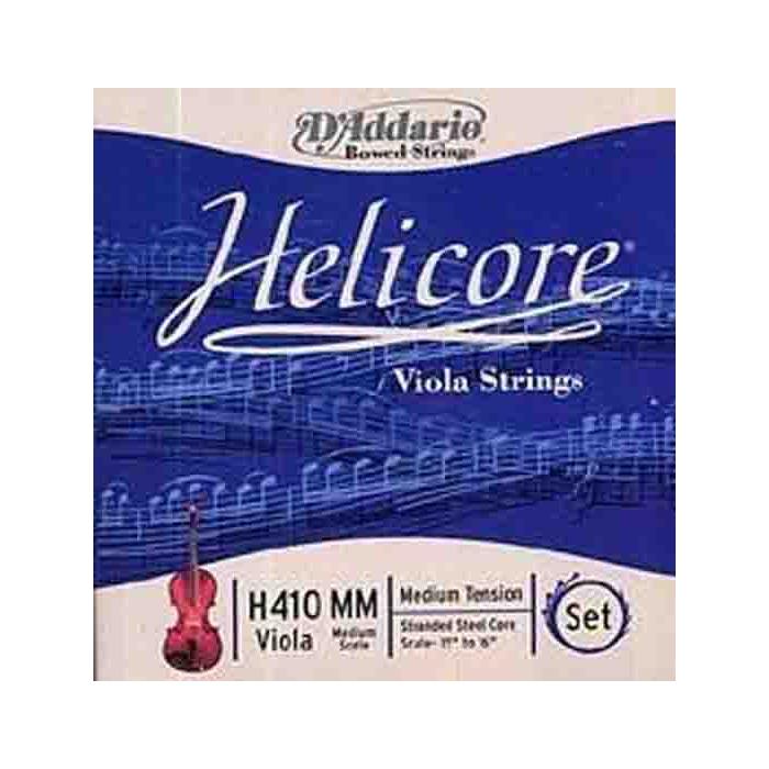 Daddario H410MM Vıola Tel Seti, Helıcore, Medıum Scale, Medıum Ten