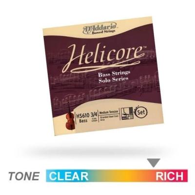 Daddario HS610 Kontrabas Tel Seti, Helicore, Scale 3/4, Bass Solo