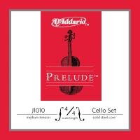 Daddario J101044M-B10 Cello Tel Seti, Prelude, 10 Setlik Paket, 4/4 Scal