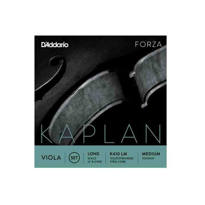 Daddario K410LM Vıola Tel Seti, Kaplan, Long Scale 16 & Over, Med