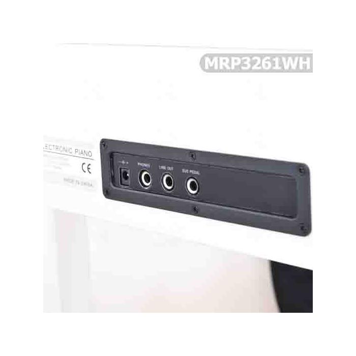 Dijital (Silent) Piyano Manuel Raymond 61 Tuş Beyaz MRP3261WH