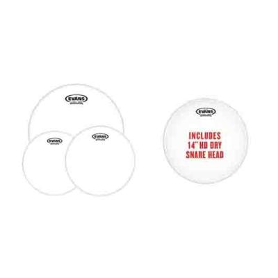 Evans EPP-G2HDD-R Deri Seti 10+12+16+14 G2 Tom Clear+Hd Dry