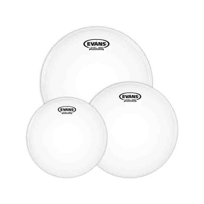 Evans ETPG2CTDF Deri Seti 10+12+14 G2 Tom Kumlu Beyaz Fusıon Kit Ç