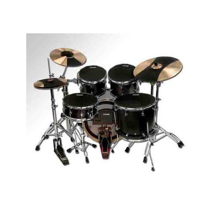 Evans SOSETSTD bateri susturucu seti (bateri değildir)12+13+14+16 +Kick+Hihat+Crash+Ride Zil Fusıon