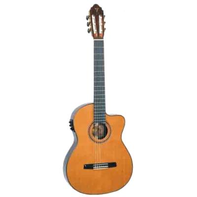 Valencia CCG1 Klasik ince Kasa Gitar, 4/4 Scale,650Mm, Ön Kapak