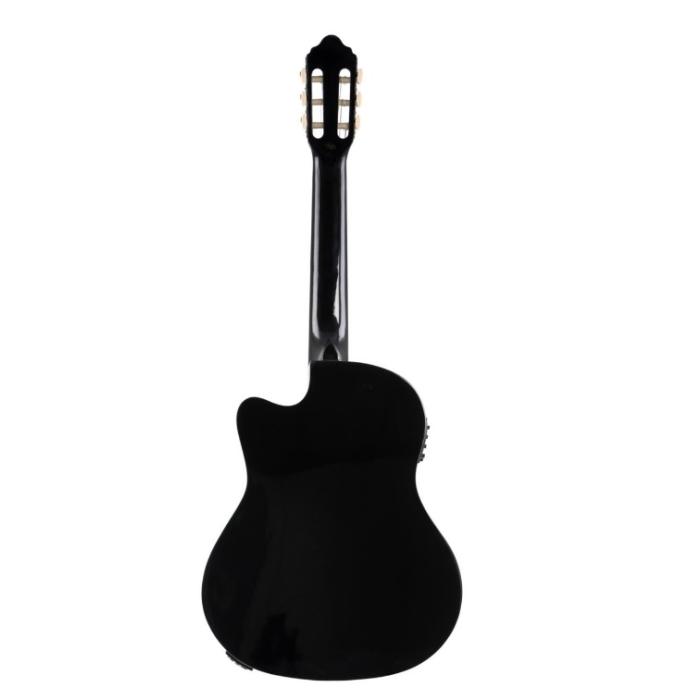 Valencia VC104TCEBK Elektro Klasik Gitar