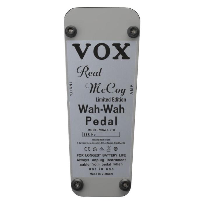 Vox REAL MCCOY WAH-LIMITED Vintage Wah Pedalı