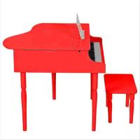 2-3 Yaş Çocuk İçin Ahşap Piyano Bp30Rd Nota Sehpası Ve Tabure Hediyeli.