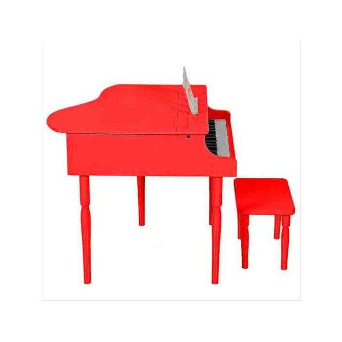 2-3 Yaş Çocuk İçin Ahşap Piyano Bp30Rd Nota Sehpası Ve Tabure Hediyeli.