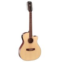 Cort GAMEDX-12OP Elektro Akustik Gitar, Grand Auditorium Kasa, 12 Telli, Open Pore