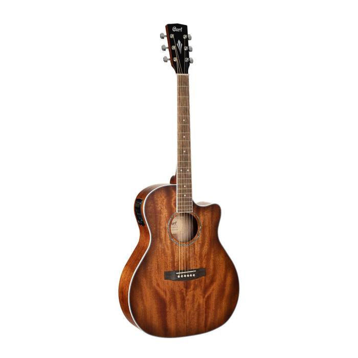 Cort GAMEDX MOP Elektro Akustik Gitar, Grand Auditorium Kasa, Open Pore