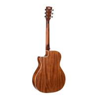 Cort GAMEDX MOP Elektro Akustik Gitar, Grand Auditorium Kasa, Open Pore