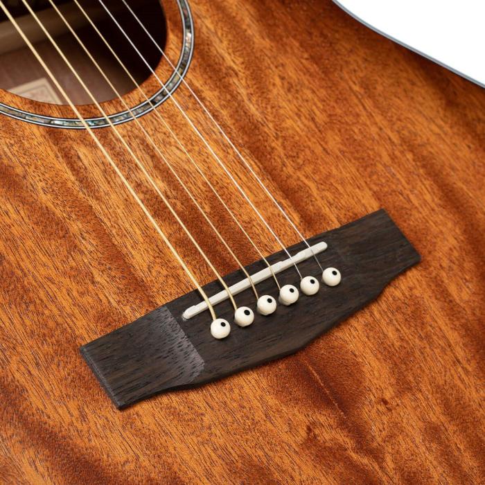 Cort GAMEDX MOP Elektro Akustik Gitar, Grand Auditorium Kasa, Open Pore