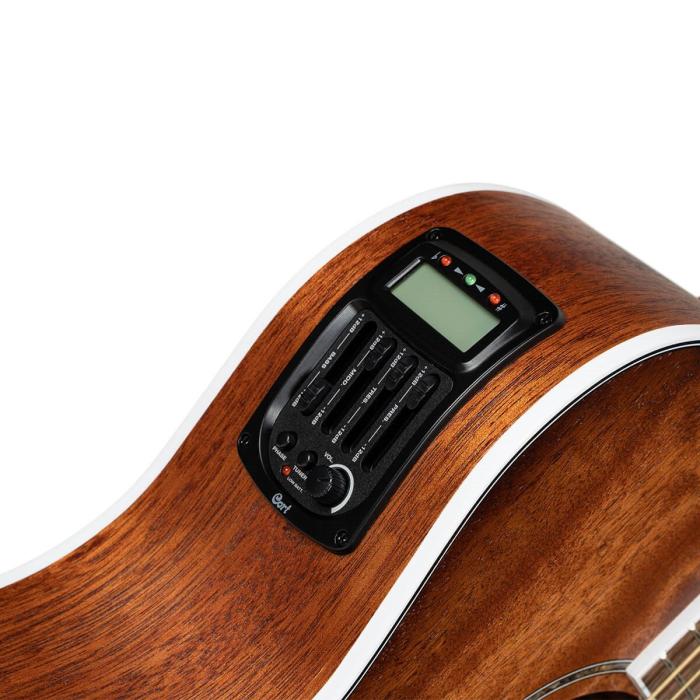 Cort GAMEDX MOP Elektro Akustik Gitar, Grand Auditorium Kasa, Open Pore