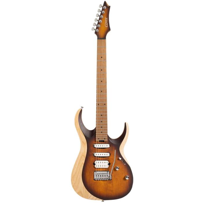Cort X700 TRIALITY OPVB Elektro Gitar, Open Pore Vintage Burst, Çantalı