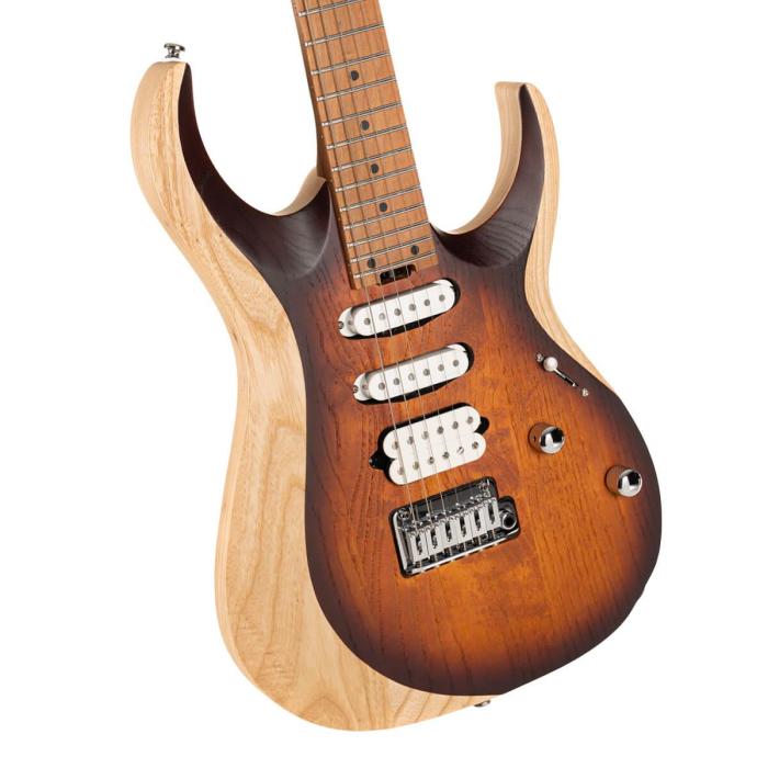 Cort X700 TRIALITY OPVB Elektro Gitar, Open Pore Vintage Burst, Çantalı