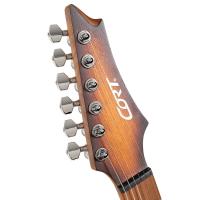Cort X700 TRIALITY OPVB Elektro Gitar, Open Pore Vintage Burst, Çantalı