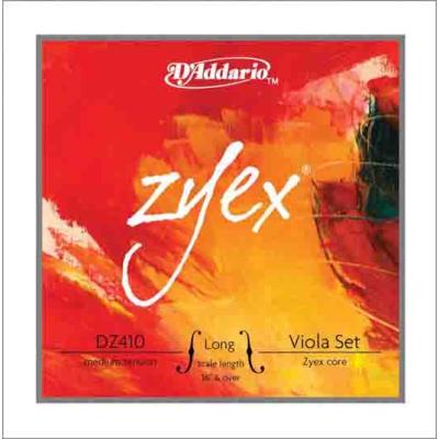 Daddario Dz410Lm Viola Tel Set, Zyex, Long Scale, Medıum Tensıon.