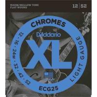 Daddario Ecg25 Elektro Gitar Tel Seti, Chromes, Lıght Gauge (12-5.