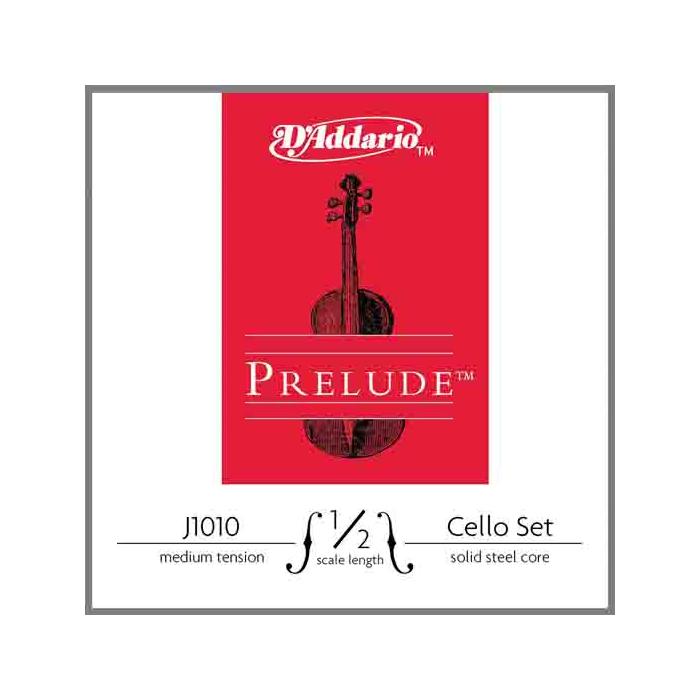 Daddario J1010 1/2M Cello Tel Seti, Prelude, 1/2 Scale, Medıum Tensıon.