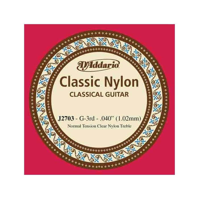 Daddario J2703 Klasik Gitar Tek Teli, Classıc Nylon, Normal Tensı.