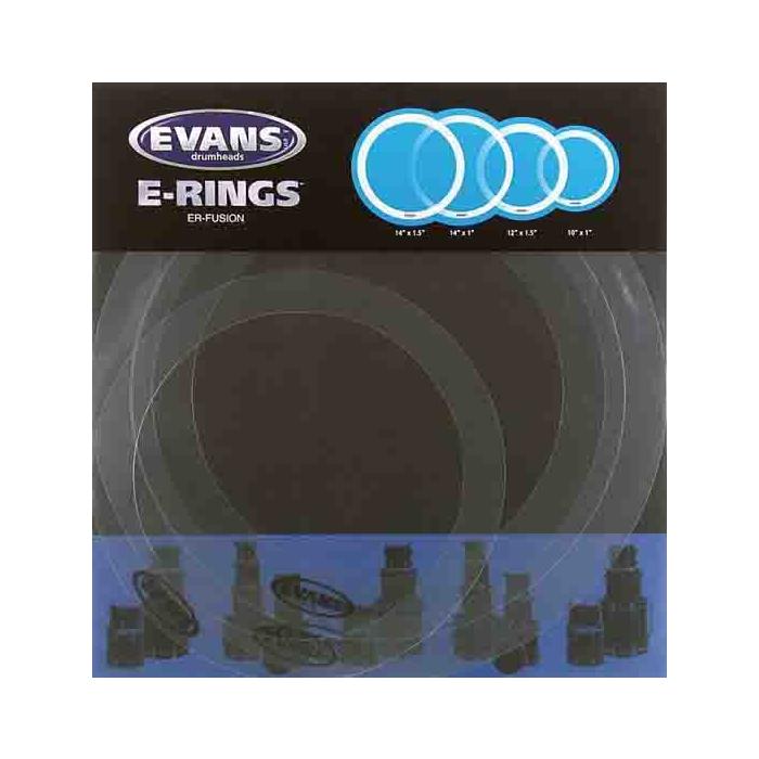 Evans Efus Ring 10+12+14+14 Fusıon Kit Davul Ton Kontrol Halk.