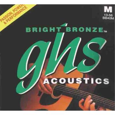 GHS Strings BB40M - Bright Bronze 14-60 Medium - Akustik Gitar Teli.