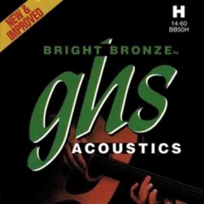 GHS Strings BB50H - Bright Bronze 14-60 Heavy - Akustik Gitar Teli.