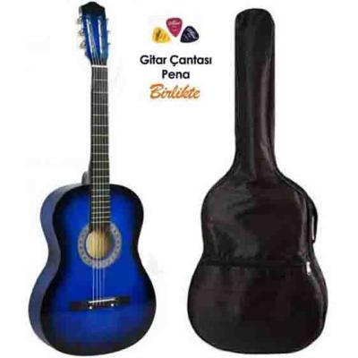 Gonzales M851 4/4 Klasik Gitar Mavi (Yetişkin Boy).