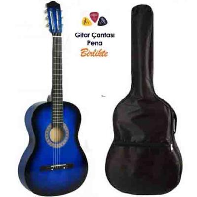 Gonzales M851 4/4 Solak Klasik Gitar Mavi (Yetişkin Boy).