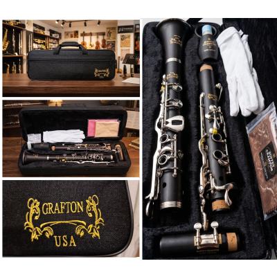 Grafton U.S.A. GCL300 Sol Klarnet, 4 Yüzük (Rahat Çalım), Tombul Varil (Tok ve hacimli ses karakteri, akort-entonasyon stabilitesi)