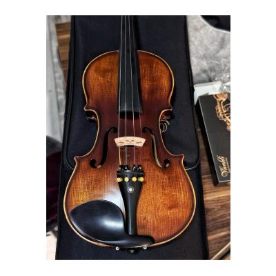 Vivaldi VL-904A Solid (Ağaç ) Keman 4/4. (Abanoz Burgu, Klavye ve çenelik)